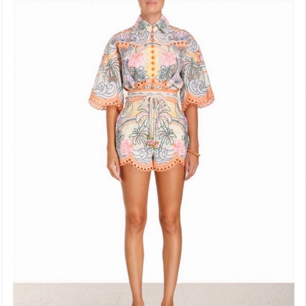 Zimmermann Ginger Tropical Embroidered Set